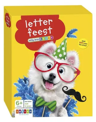 Productafbeelding van Wpg-uitgeverij leert kinderen graag lezen - een feest van letters