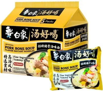 Produktbild von BAIXIANG  Instant-Nudeln Schweineknochen-Geschmack 113g