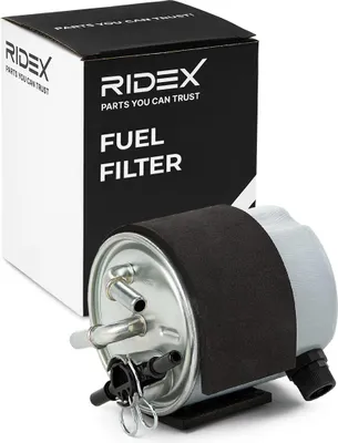 Produktbild von Kraftstofffilter RIDEX 9F0110 für NISSAN Qashqai / Qashqai +2 I (J10, NJ10) Leitungsfilter