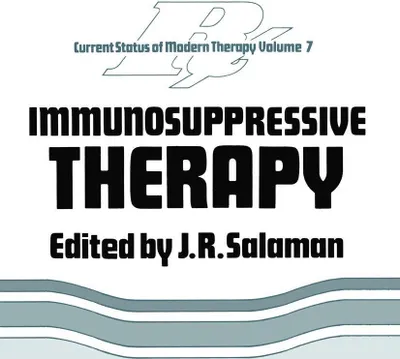 Produktbild von Immunosuppressive Therapy