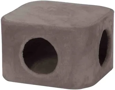 Produktbild von Nobby Starsystem Höhle Eckig "De Luxe" warm grau 48 x 48 x 30,5 cm