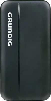 Produktbild von Grundig Powerbank 10000 mAh – Externe Akku Powerbank – Ladegerät mit USB und USBC – Ladestation - Schwarz