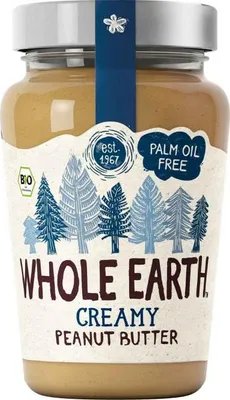 Produktbild von Whole Earth Peanut Butter Creamy Erdnussbutter Packung 340g