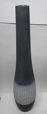 Produktbild von Gilde Bodenvase, Brooklyn, Keramik, anthrazitfarben, VE 1, D. 15 cm Höhe: 71.00 cm Durchmesser: 15.00 cm 34767