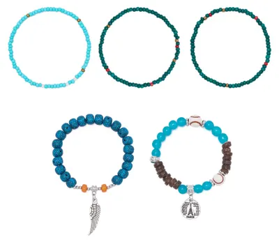 Produktbild von Sloan damen armband-set - blau, ONESIZE