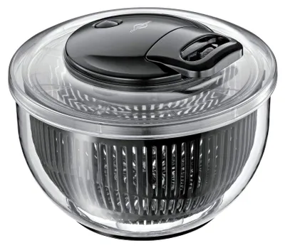 Salatschleuder Turbo, Edelstahl, 5 L, Antirutschboden