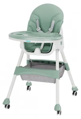 Produktbild von Hochstuhl 2-in-1, klappbar, U-Grow UG-502-GRN, 6–36 Monate, grün