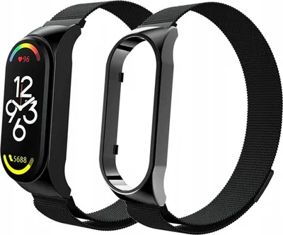 Image de Bracelet, bracelet milanais à la mode pour Xiaomi Mi Band 5/6, noir