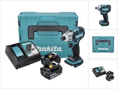 Immagine prodotto di Avvitatore a impulsi a batteria Makita DTS 141 RTJ 18 V 40 Nm 1/4" brushless + 2x batteria ricaricabile 5,0 Ah + caricabatterie + Makpac