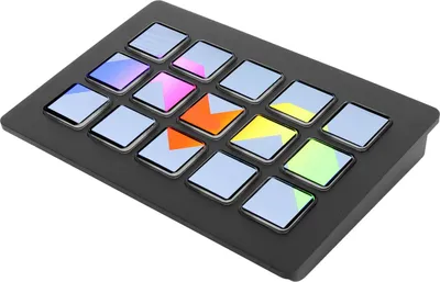 Obrázek produktu pro Makro klávesnice Dpofir s přizpůsobenými symboly kláves, programovatelná klávesnice s 15 klávesami pro zapnutí, jednoruční mechanická klávesnice s klávesovou zkratkou pro OBS Twitch