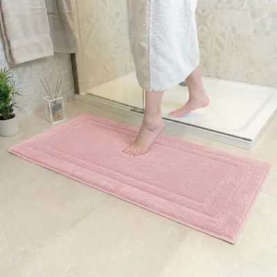 Produktbild von Badematte rutschfest 80x150 cm, rosa, für Badezimmer