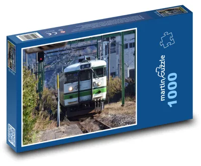 Obrázek produktu pro Puzzle 1000 Vlakové nádraží - vlak, koleje - martinpuzzle