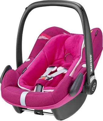 Produktbild von Maxi-Cosi Pebble Plus  i-Size Babyschale, sicherer Gruppe 0+ i-Size Kindersitz (0-13 kg), inkl. Sitzverkleinerer, nutzbar ab der Geburt bis ca. 12 Monate, frequency pink