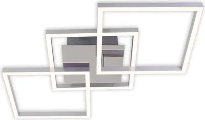 Immagine prodotto di Lampada da soffitto LED dimmerabile orientabile 36 W argento metallo-plastica IP20 Briloner