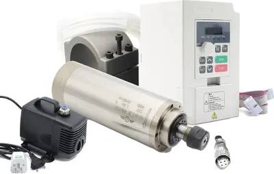 Produktbild von CNC-Frässpindelmotor, wassergekühlt, Komplettset 220V