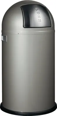 Produktbild von Abfallsammler Pushboy Ø390xH755mm 50l neusilber WESCO