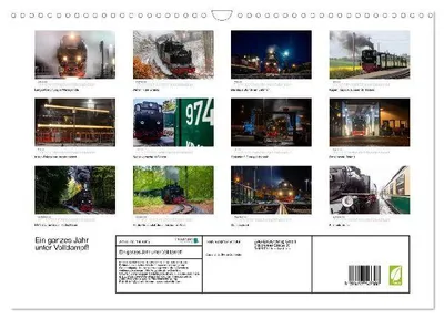 Produktbild von Ein ganzes Jahr unter Volldampf! (Wandkalender 2026 DIN A3 quer), CALVENDO Monatskalender