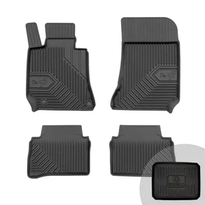 Produktbild von FROGUM No.77 Gummimatten Ganzjahresset von Auto Fußmatten Autofussmatten für Mercedes-Benz CLS X218 2010-2018
