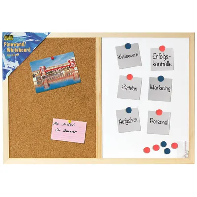 Obrázek produktu pro Idena Whiteboard-Pinnwand 60.0 x 40.0 cm Kork braun