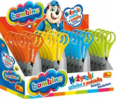 Produktbild von Abgestufte Schulschere (24 Stück) BAMBINO