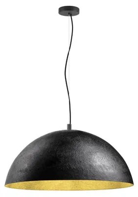 Productafbeelding van Hanglamp Forchini 70 zwart met goud Ø 70cm