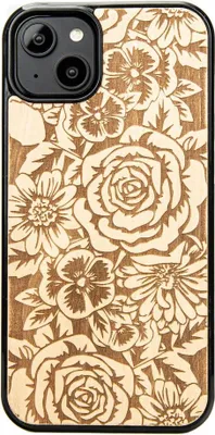 Image de Housse en bois Bewood pour iPhone 15 Plus ROSES ANIEGRE