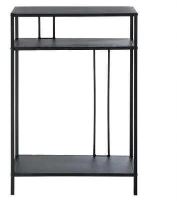 Produktbild von CALICOSY -  Hohe Konsole aus schwarzem Metall H90 cm - OLLI