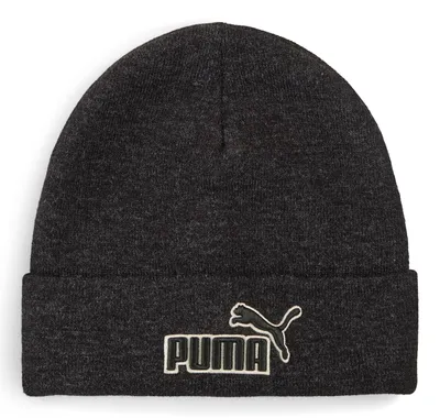 Produktbild von PUMA Mütze ESS Elevated Heather Mid Crown Beanie Puma Black Heather schwarz