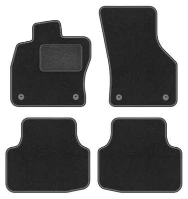 Immagine prodotto di Tappetini in moquette per Audi A3 8Y IV 2020- (berlina/liftback/station wagon) – set 4 pezzi, grigio grafite, su misura – Wielganizator LUX