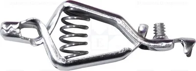 Immagine prodotto di 1 x Morsetto a coccodrillo, 10A, diametro massimo di presa: 12,7 mm, lunghezza totale: 51 mm, stagnato, modello BU-48B
