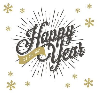 Produktbild von 20 Servietten New Year - Strahlendes jahr 33x33cm