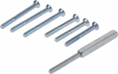 Immagine prodotto di Set di montaggio per maniglia a leva spessore porta 38-54 mm - Per pezzo