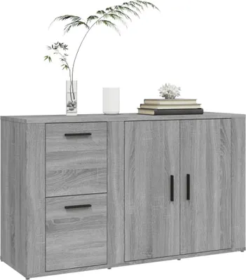 Obrázek produktu pro vidaXL Příborník Grey Sonoma 100x33x59,5 cm výrobek ze dřeva