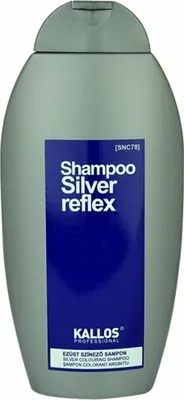 Produktbild von Kallos Silver Reflex Shampoo, 350 ml, Shampoo, Nicht-professionell, Unisex, Blondiertes Haar, Gefärbtes Haar, Graues Haar, Blond