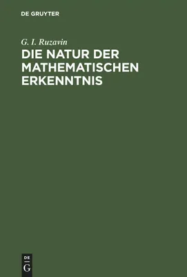 Produktbild von Die Natur der mathematischen Erkenntnis