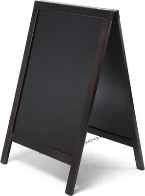 Produktbild von Showdown Kundenstopper Tafel Economy - 55x85cm - Holz - Schwarz