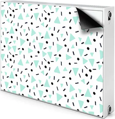 Produktbild von Magnet Heizkörperverkleidung Heizkörper-Abdeckung Heizung Heizkörper 110x60 cm  - Muster, Retro