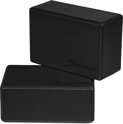 Produktbild von PolkaHome® Yoga-Blöcke aus Schaumstoff für Damen – 2er-Set, rutschfest, leicht, ideal für Fitness und Gymnastik