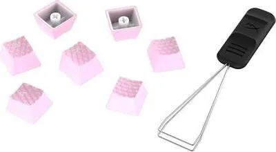 Produktbild von HP HyperX Gummi-Tastenkappen - Gaming-Zubehr-Kit - Pink (US-Layout)