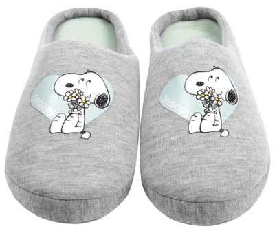 Immagine prodotto di United Labels I Peanuts Pantofole da donna Snoopy - Pantofole a cuore Pantofole Grigio 41-42