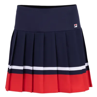 Immagine prodotto di Gonna-pantalonino da tennis, modello Sabine, colore blu navy e rosso, taglia XS