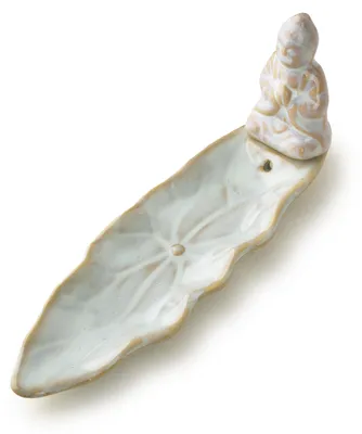 Immagine prodotto di Supporto per incenso, dimensioni 21x6x8 cm, con decorazione a forma di Buddha