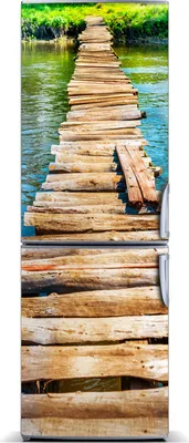 Immagine prodotto di Decorazione per frigorifero Tulup - Tappetino magnetico - 60 cm x 180 cm - Magnete da applicare al frigorifero - Pannello in legno