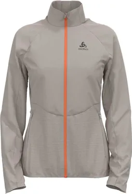 Productafbeelding van Odlo Run Easy Warm Hybrid Jacke, grijs, maat S, voor dames