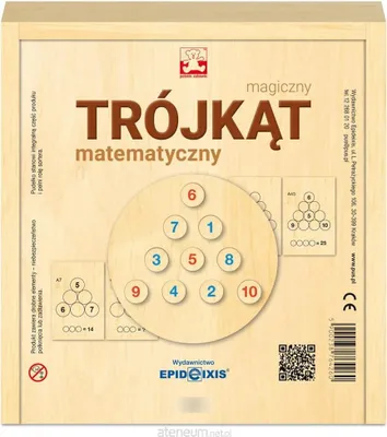 Obrázok produktu pre Magický matematický trojuholník v drevenej škatuľke