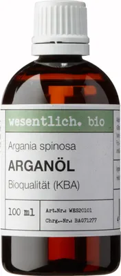 Produktbild von ARGANÖL BIO kaltgepresst (100ml) von wesentlich.