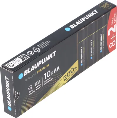 Produktbild von Blaupunkt Alkaline Premium Batterie 1,5V AA LR6 10er-Pack