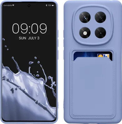 Produktbild von kwmobile Handyhülle für Xiaomi Redmi Note 14 Pro 5G/14 Pro+ 5G/Poco X7 Hülle mit Kartenfach - TPU Case - Kabelloses Laden - Schutzhülle Cover in