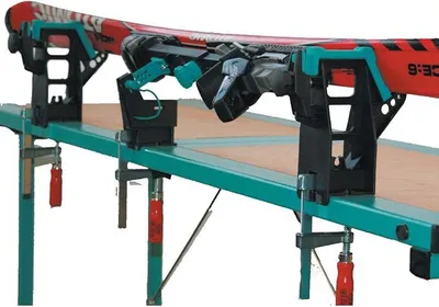 Produktbild von SKS Skischraubstock Three Way mit Vertikalklemmensatz 3400