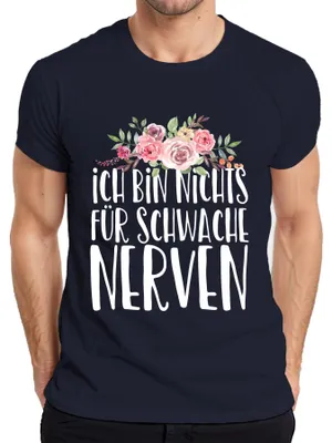 Obrázok produktu pre Nie som pre slabochov Zábavný výrok Zábavné pánske tričko, námorná farba, L